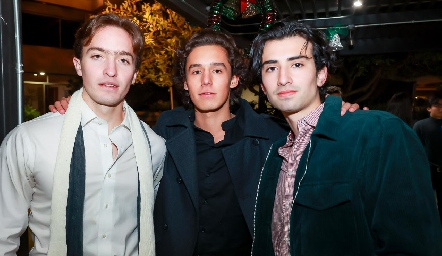  Diego Castro, Juan Pablo Ruiz y Diego Valle.