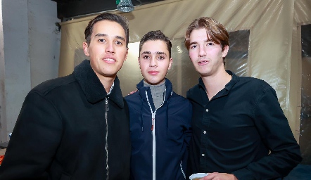  Marcelo Rodríguez, Eduardo Zendejas y Javier Hernández.