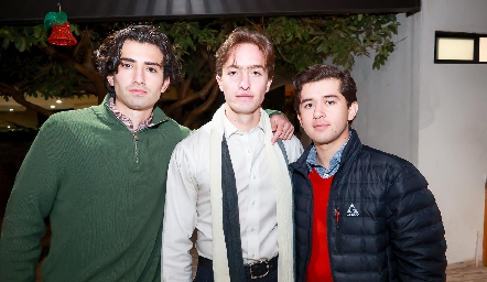  José Manuel Díaz de León, Diego Castro y José Roberto Guevara.