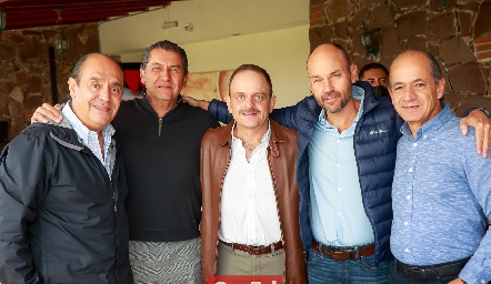  Jesús Curiel, Samuel Villarreal, Saad Sarquis, José Antonio González y Elías Abud.