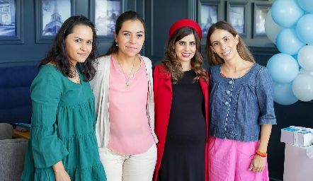  Mariana Olmedo, Sofía Díaz de Sandi, Iza Garza y Olga Espinosa.