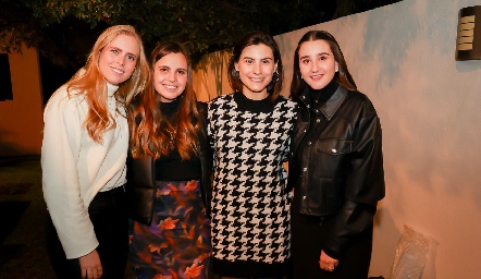  Ingrid Velasco, Marisol Cabrera, Tere Cadena y Claudette Villasana.