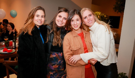  Nuria Alcalde, Marisol Cabrera, Regina Mendizábal e Ingrid Velasco.
