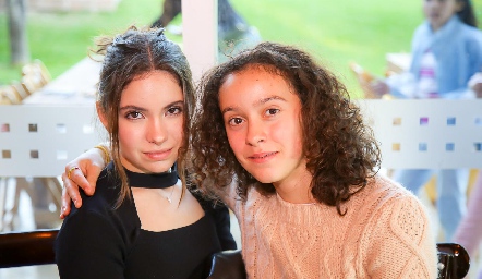  María Andrea Mendizábal y Paula Morales.