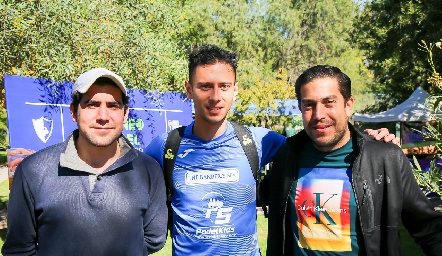  Diego, Toño Obrador y Ricardo Sáchez.