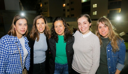  Ale Rodríguez, May Chávez, Ofe Nava, Rosana Prieto y Leyre Hurtado.