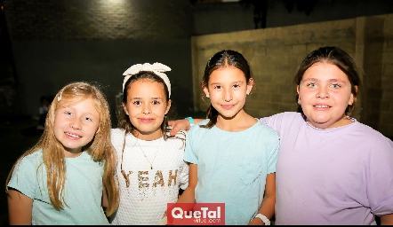  Vale, Natalia, Alexia e Inés.