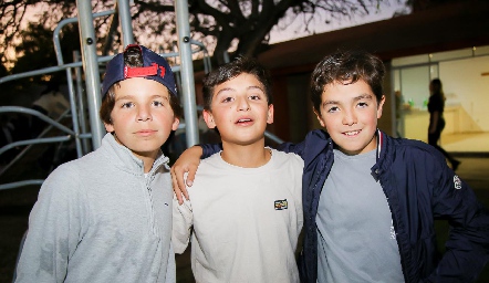  Hugo Vidal, Gabriel Velis y Marcelo Vera.