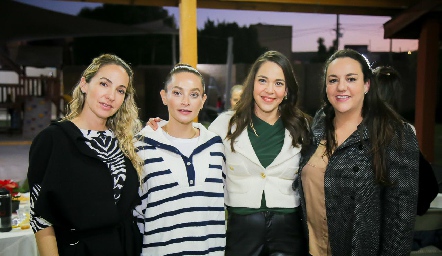  Lila Medina, Karen Andrade, Gloria Batres y Julieta Garelli.