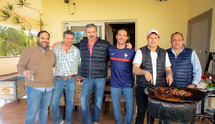  Federico Arredondo, Gonzalo Zermeño, Mario Güemes,Christian Bluntzer, Javier Vallejo y  José Luis Rueda.