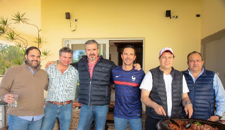  Federico Arredondo, Gonzalo Zermeño, Mario Güemes, Christian Bluntzer, Javier Vallejo y José Luis Rueda .
