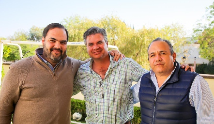  Federico Arredondo, Gonzalo Zermeño y José Luis Rueda.