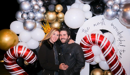 Daniela Ausucua y Alfonso Galán.