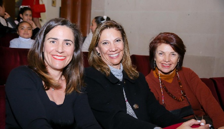 Beatriz Rodríguez, Matilde Padilla y Bertha Díaz Infante.