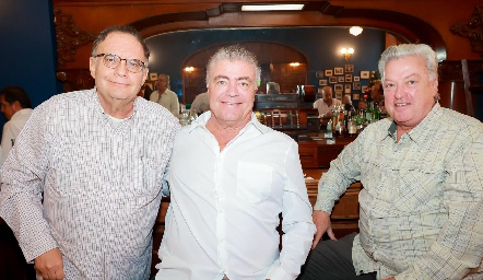  Poncho Martínez, Roberto Lozano y Toño Díaz Infante.