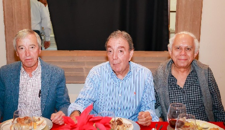 Eduardo Zermeño, Gustavo Puente y Filiberto Estrada.