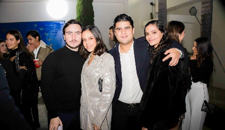  Mateo Guerra, Ximena Delsol, PJ. Piñero y Valeria Delsol.