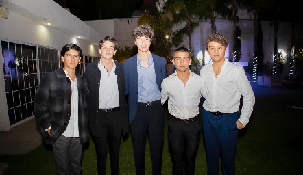 Chus Conde, Pato Vera, José María Abaroa, Daniel Carreras y Arturo Payán.