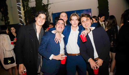  Oscar Vera, Chente Azcona, Nacho Hernández, Javier Hernández y Santiago de Alba.