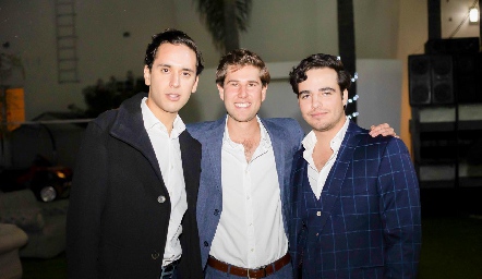  Juan Pablo Chevaile, Galo Galván y Manolo Martins.