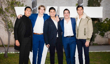  José Miguel Ruiz, Javier Hernández, Pj. Piñero, Chente Azcona y Andrés Quintero.