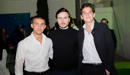  Daniel Carreras, Mateo Guerra y Pato Vera.