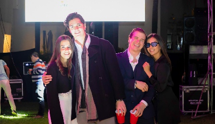  Dalid Gutiérrez, Oscar Vera, Juan Pablo Mendizábal y Sofía Monzón.