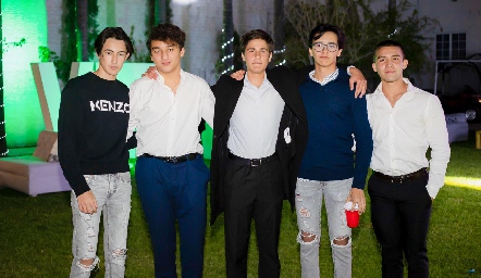  Juan Carlos Nieto, Arturo Payán, Mau Galván, Pablo Díaz del Castillo y Daniel Carreras.