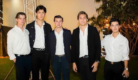  Juan Carlos Hernández, Esteban Artolózaga, Pato Labastida, Moy Payán y Carlos Hernández.