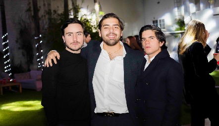  Mateo Guerra, Juan Pablo Payán y Fermín Azcona.