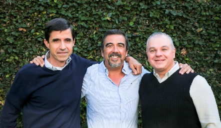  Francisco de la Cuadra, Gerardo Galván y Oscar Pérez.