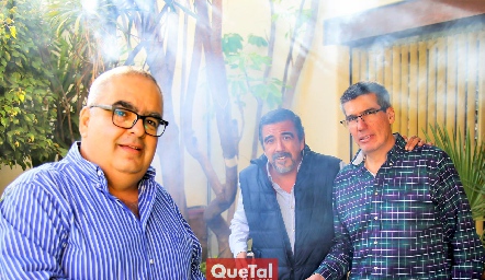  Armando Renteria, Gerardo Galván y Mauricio Alcalde.