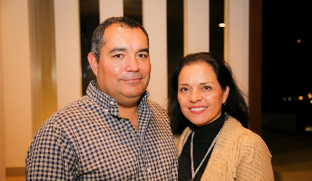  Antero González y Lucía Luna.