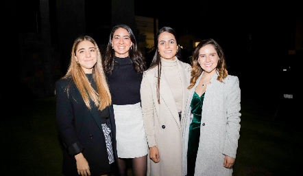  Estefanía Leija, Paula Ochoa, Fernanda Pereda e Ilse Gil.