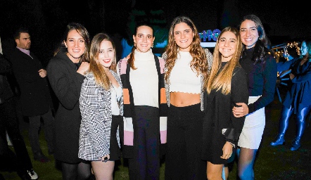  Valeria Rangel, Ingrid de Luna, Mercedes Díaz, María Dolores Gómez, Estefanía Leija y Paula Ochoa.
