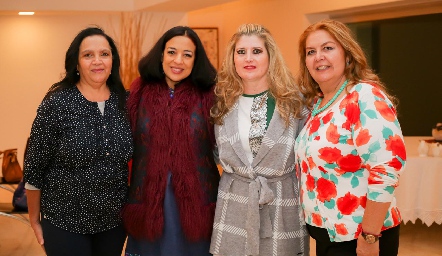  Tita Meade, Laura Fonseca, Silvia Foyo y Mónica Martínez.