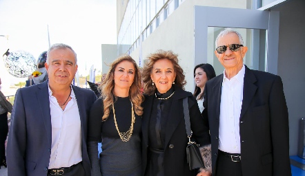  Carlos Fonseca, Margarita Sarquis, Margarita Labastida y Saad Sarquis.