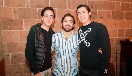  Juan Pablo Chevaile, Juan Pablo Payán y Pablo González.