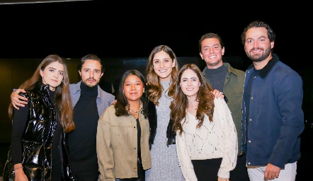 Paola Gutiérrez, Sebastián Rodríguez, Ana Meche Cifuentes, Miriam Díaz, Pau Aldrett, Eduardo García y Carlos Villanueva .