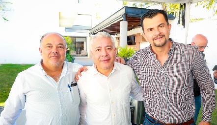  Alfonso Miramontes, Gerardo Sánchez y José Luis Licón.