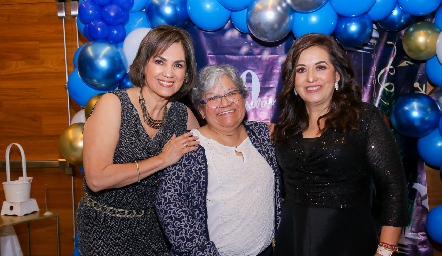 Lucero Cárdenas, Violeta Acosta y Elizabeth Coronado.
