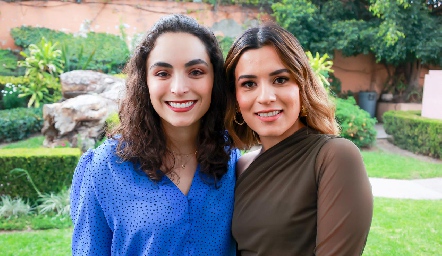  María Bravo y Daniela Pérez.