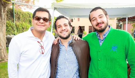  Rodrigo Villasana, Pablo Lavín y Carlos Derbez.