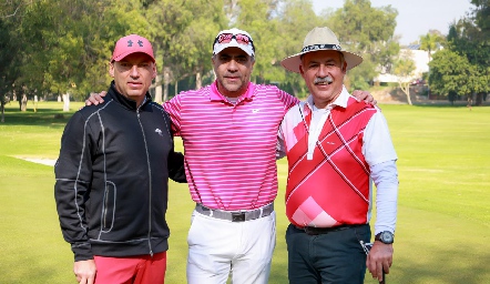  Carlos González, Alejandro Anaya y Francisco Correa.