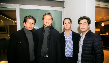  Pato Ojeda, Moy Payán, Roberto Silva y Alejandro Cambeses.