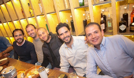  Pedro Leal, Alejandro Abud, Guillermo Medlich, Anuar Zarur y Mauricio Ruiz.