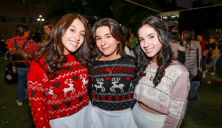  Cristina, Trista y Celeste.
