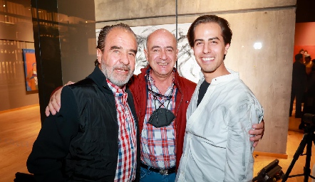  Jorge González, Rafael Olmos y Roy Gonzalez.