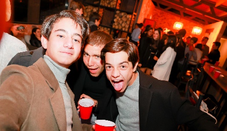  Paulo Alcalde, Daniel Carreras y Marcelo Díaz Infante.