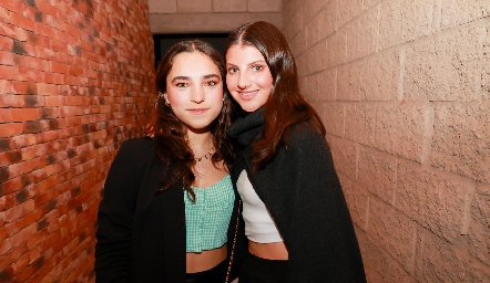  Camila del Bosque y Roberta Gómez.